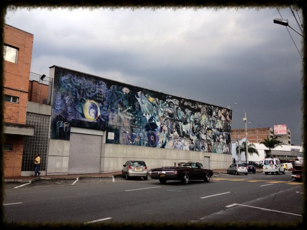Mural at Hospital General de Medellin