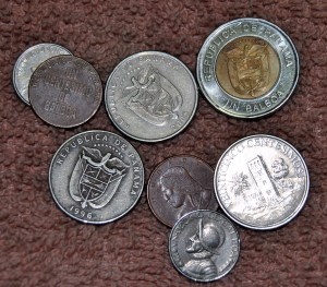 the 'Balboa', the official currency of Panama