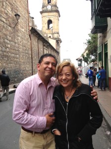 Clara Lozano and her husband, Alvaro Palacios