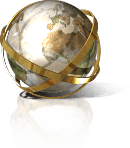 globe ribbon