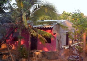 one the modest dwellings roadside in Sucre