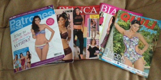 Magazines containing 10 - 40 different patterns 