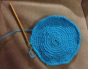 making progress on my Colombian bag