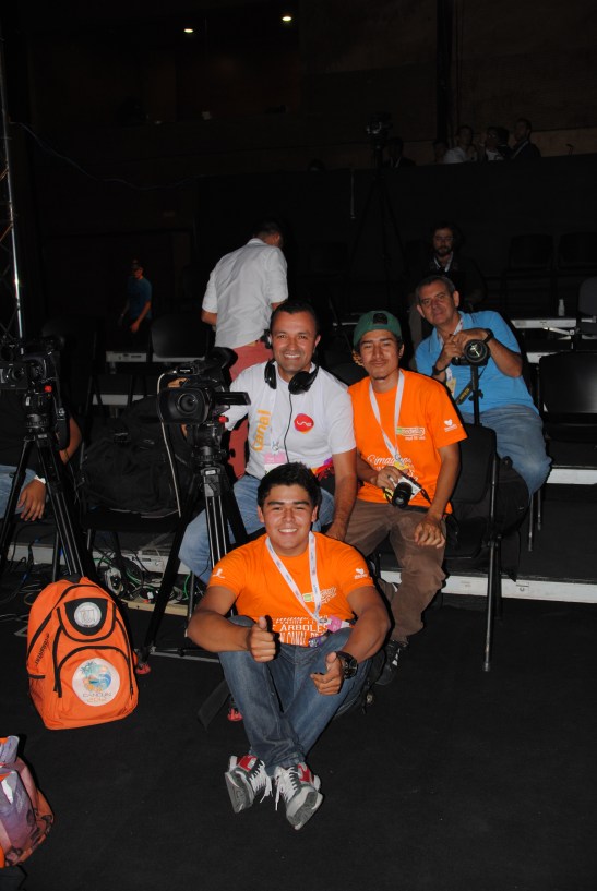 the orange backpack shows where I sit during the runways