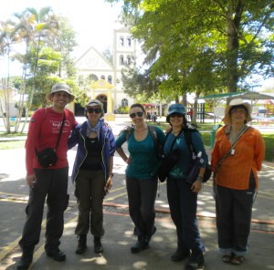 with a group of Colombian experts