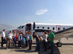 getting on the plane