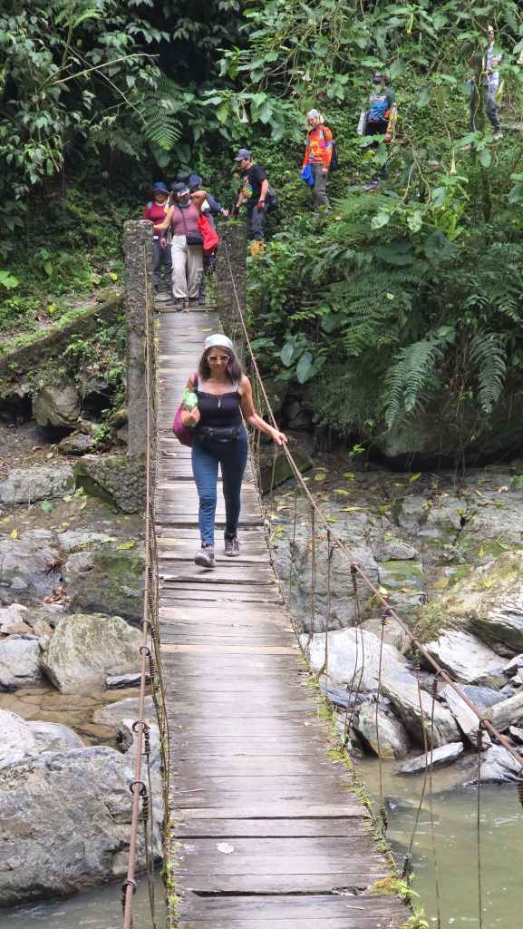 Hiking to the waterfalls
